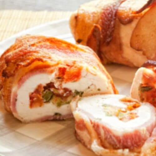 Bacon-Wrapped Salsa Stuffed Chicken Recipe