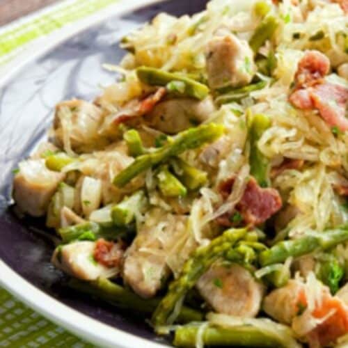 Chicken Asparagus Carbonara Recipe