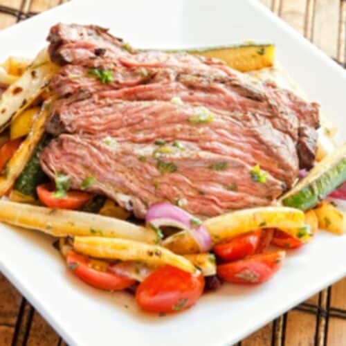 Grilled Steak And Summer Veggies Recipe