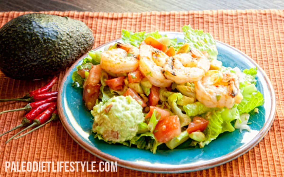 Shrimp-topped Mexican Salad