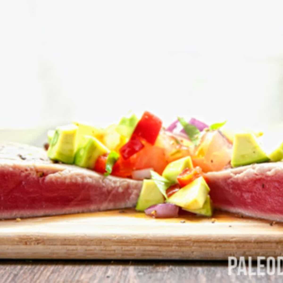 Tuna With Avocado Salsa Featured