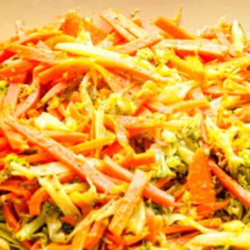 Warm Broccoli and Carrot Slaw Recipe