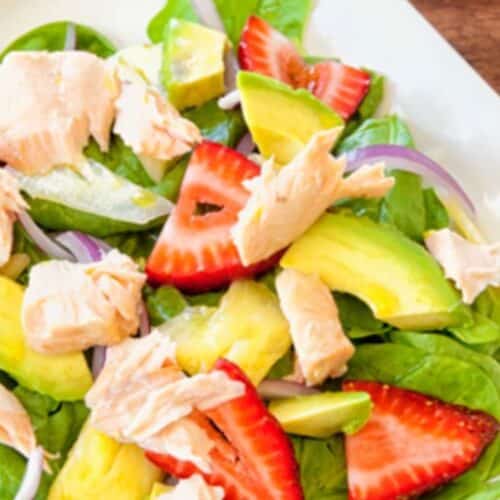 Spinach Strawberry and Avocado Salad Recipe