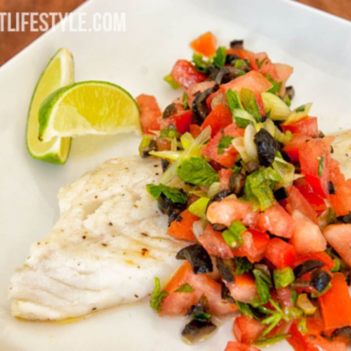 Cod With Italian Style Salsa Featured