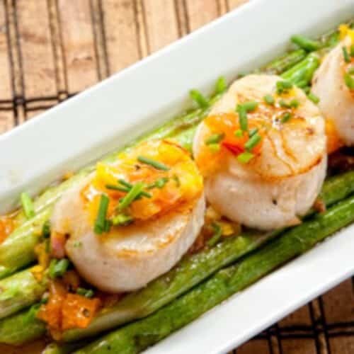 Sea Scallops and Asparagus Recipe