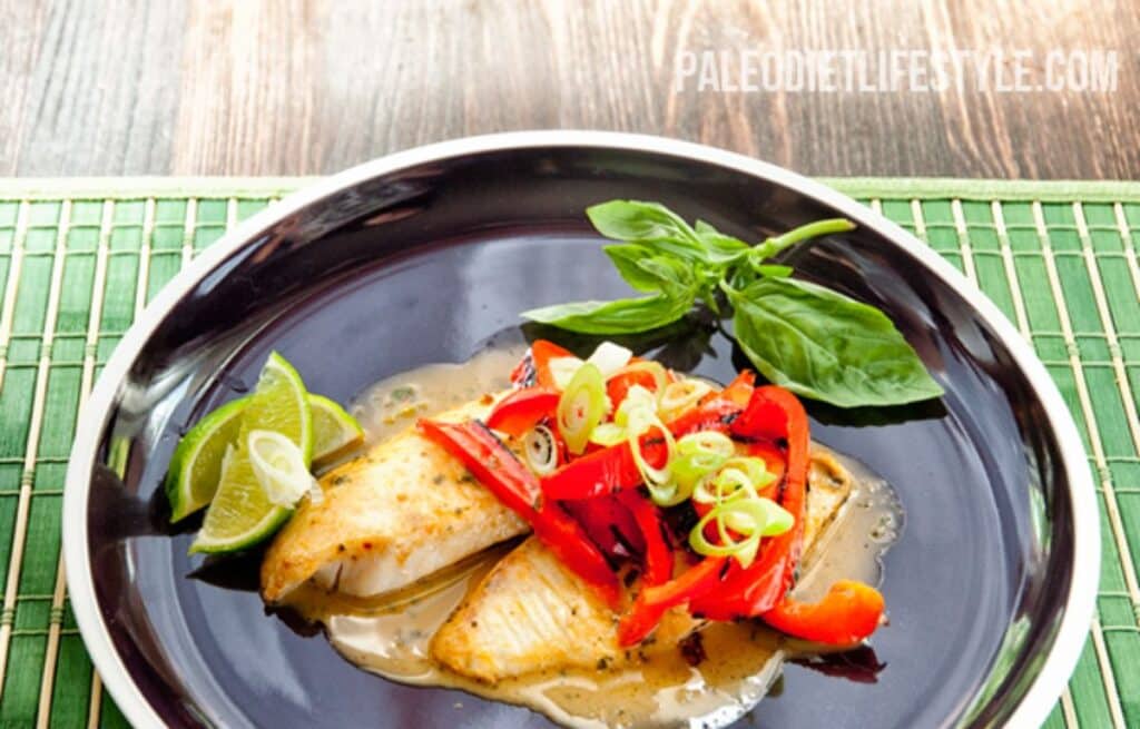 Tilapia With Thai Curry Recipe Paleo Leap