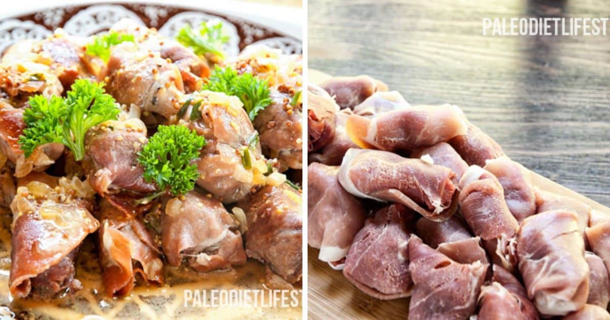 ProsciuttoWrapped Beef Cubes Recipe Paleo Leap