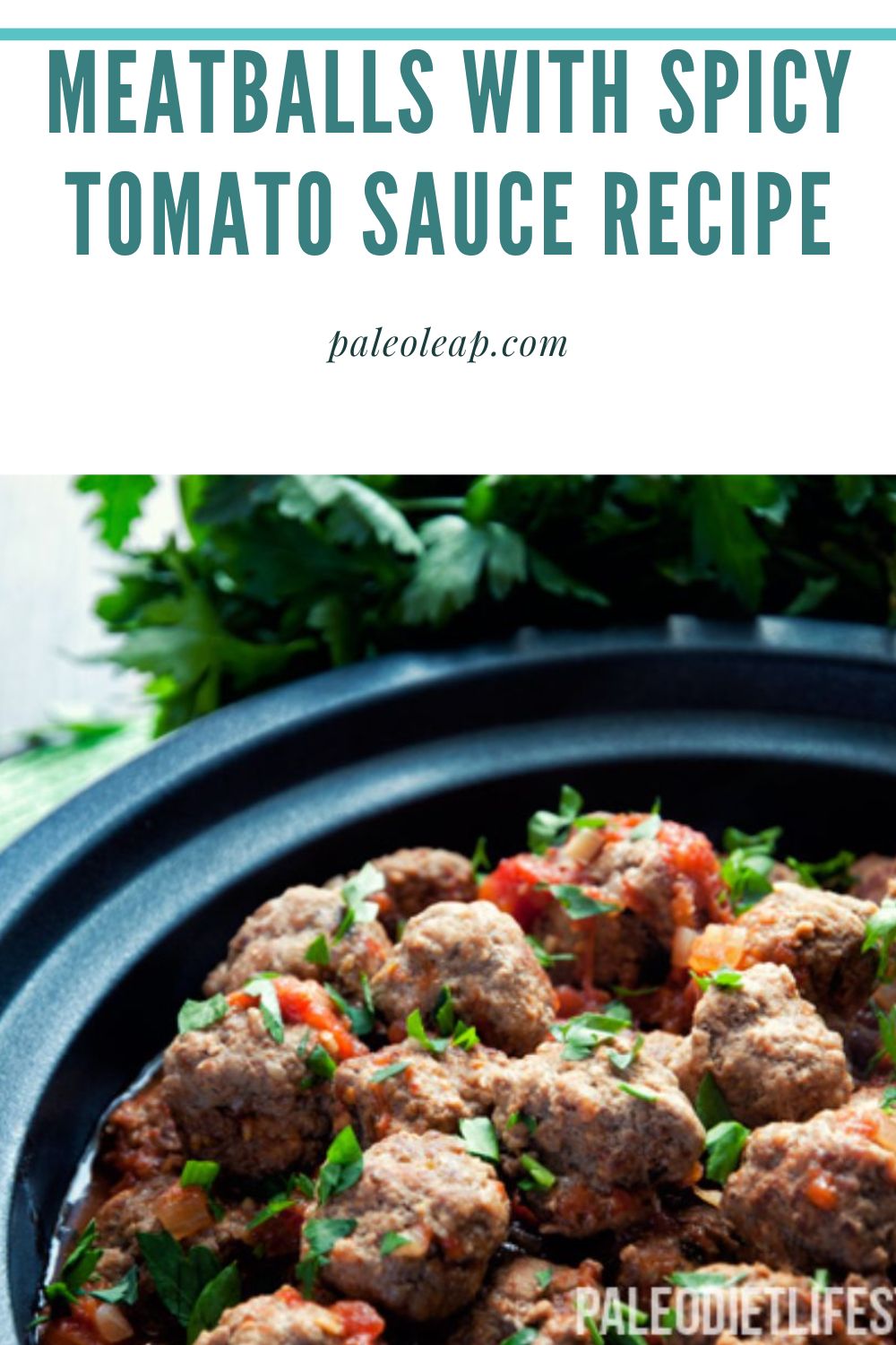 Meatballs With Spicy Tomato Sauce Recipe Paleo Leap