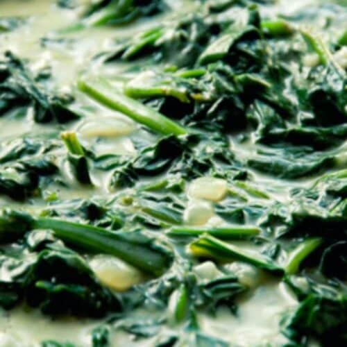 Creamed spinach Recipe