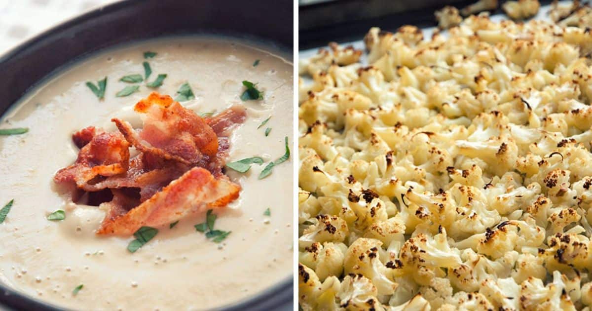 Roasted Cauliflower Soup Recipe