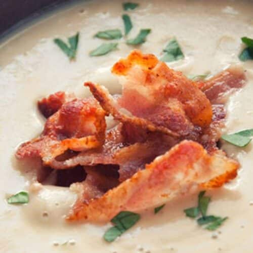 Roasted Cauliflower Soup Recipe