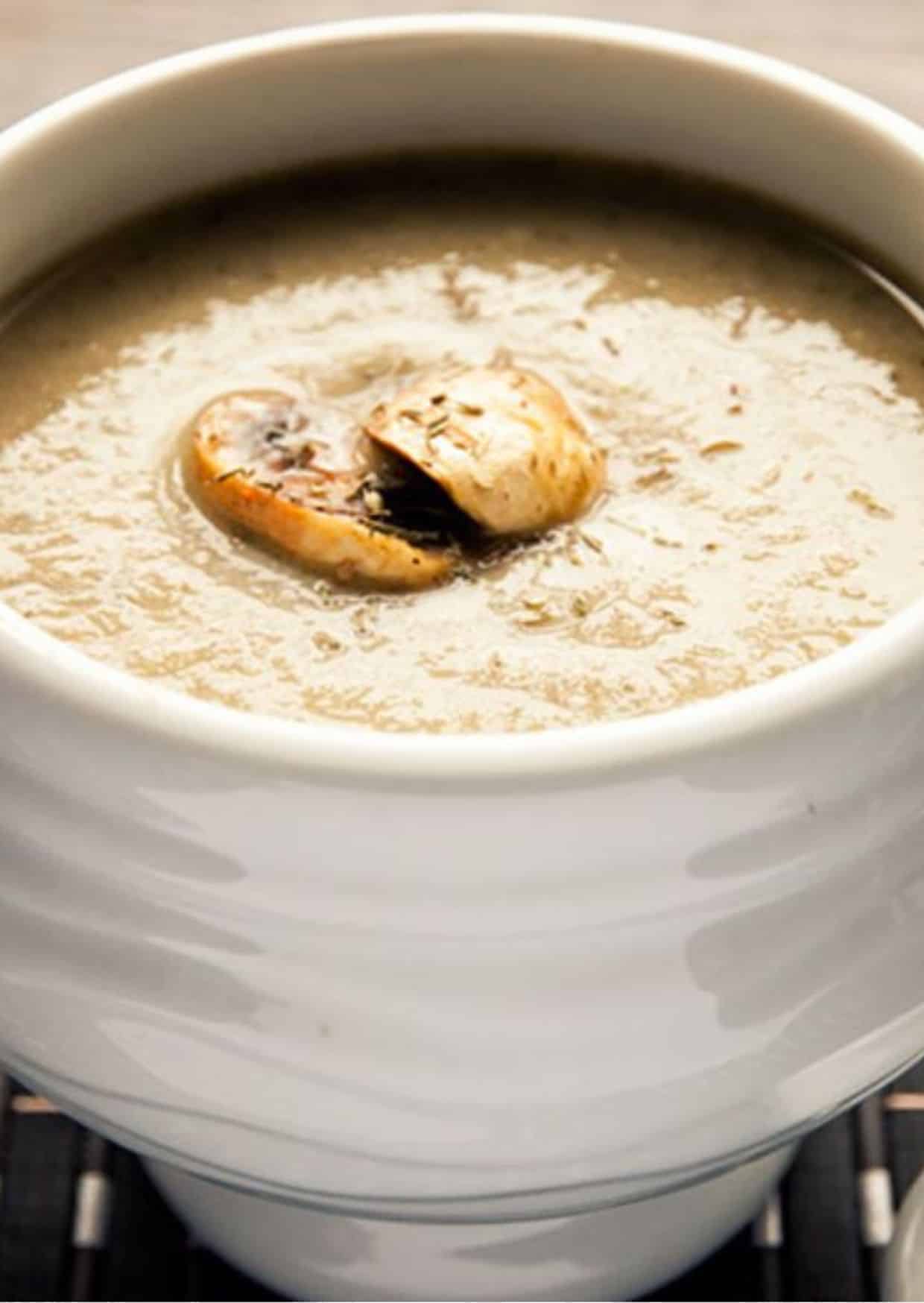 Soup Maker Mushroom Soup (perfect for your soup machine!) 