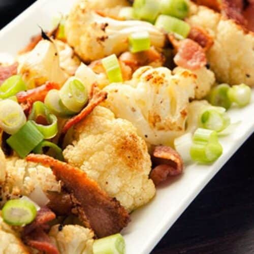 Roasted Cauliflower with Bacon Recipe