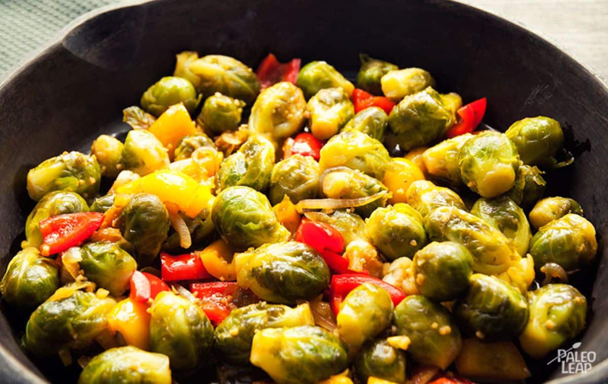 Asian Stir-Fried Brussels Sprouts
