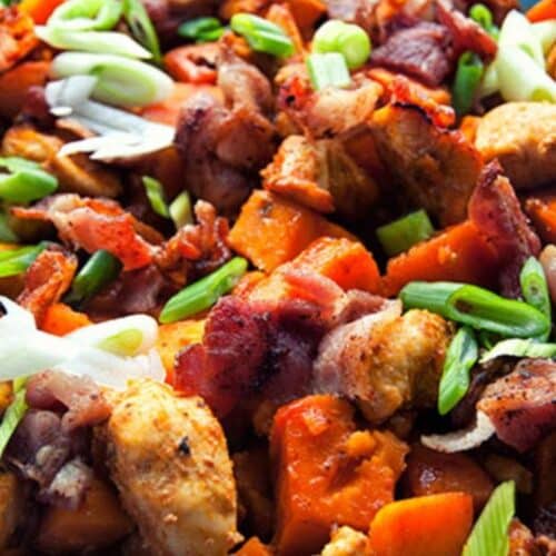 Sweet Potato And Buffalo Chicken Casserole Recipe