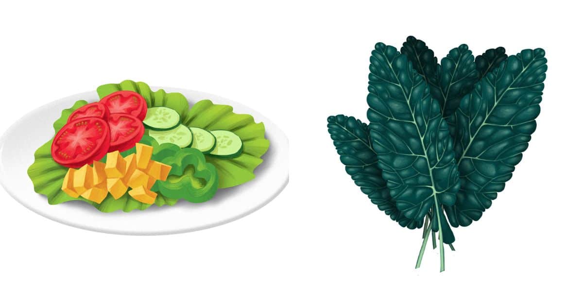 Vektor Stok Line Art Leafy Greens Seamless Pattern (Tanpa Royalti)  2232826471 | Shutterstock