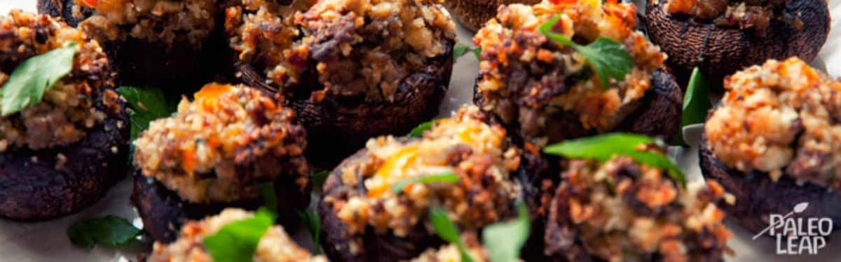 sausage stuffed mushrooms easter