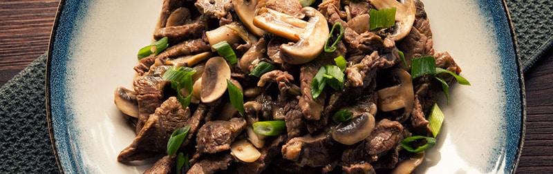 beef stroganoff top