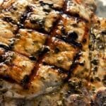 Grilled Pork With Basil Rub Recipe