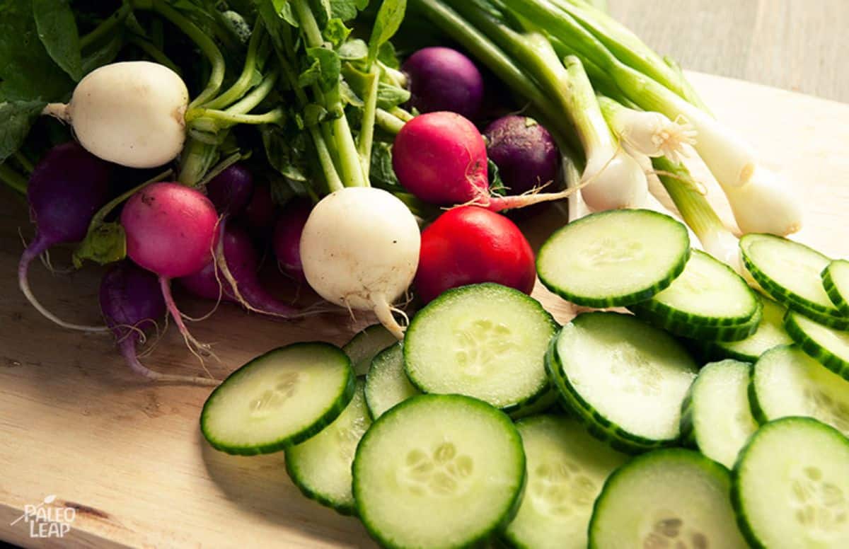 Radish and Cucumber Salad Recipe Preparation