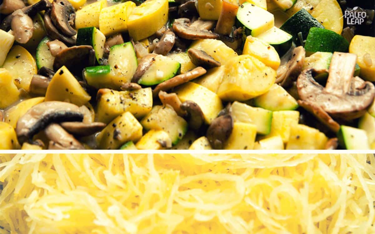 Zucchini Mushroom Pasta Recipe Preparation