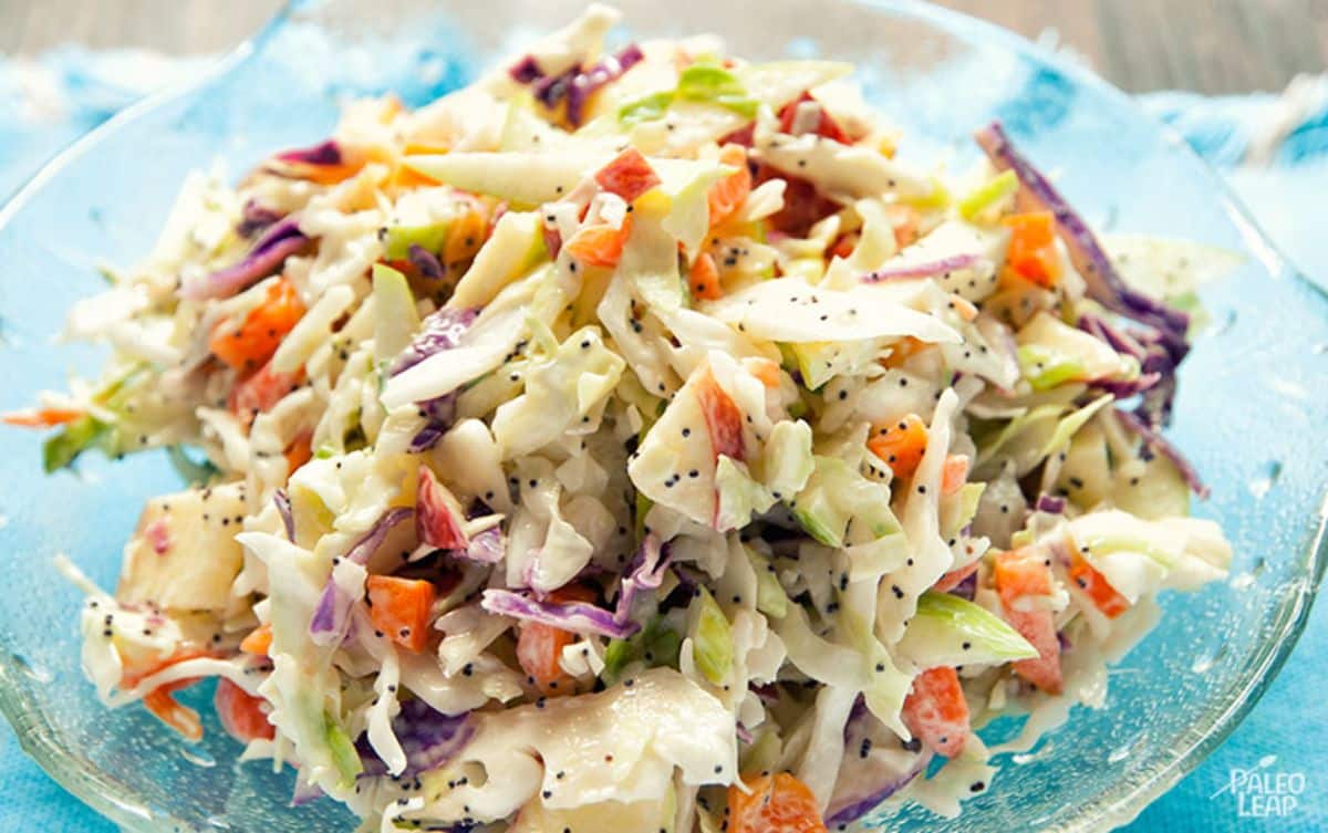 Coleslaw With Apples and Poppy Seeds