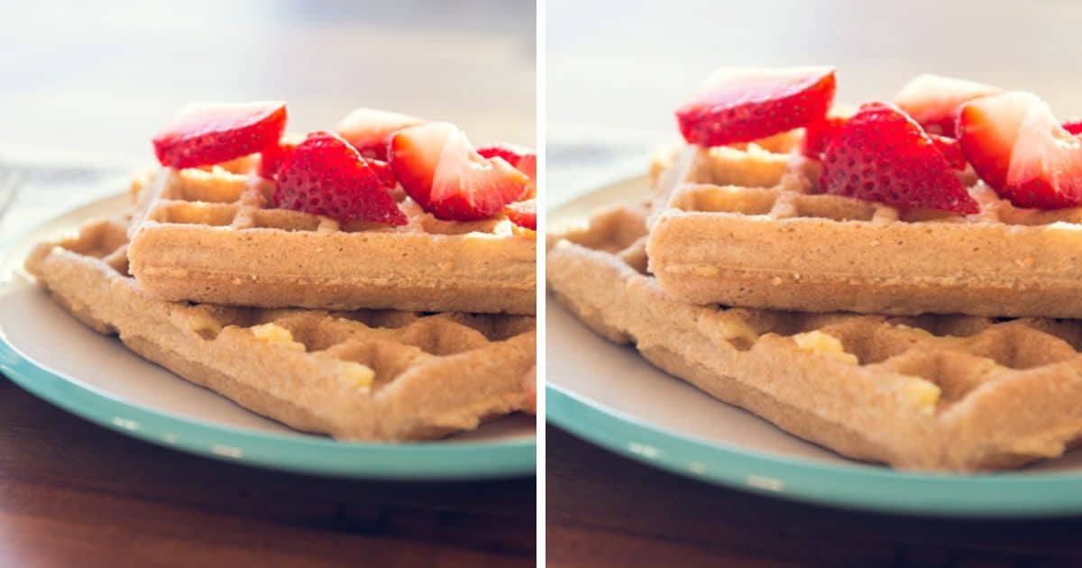 Apple Cinnamon Belgian Waffles with Nutella®