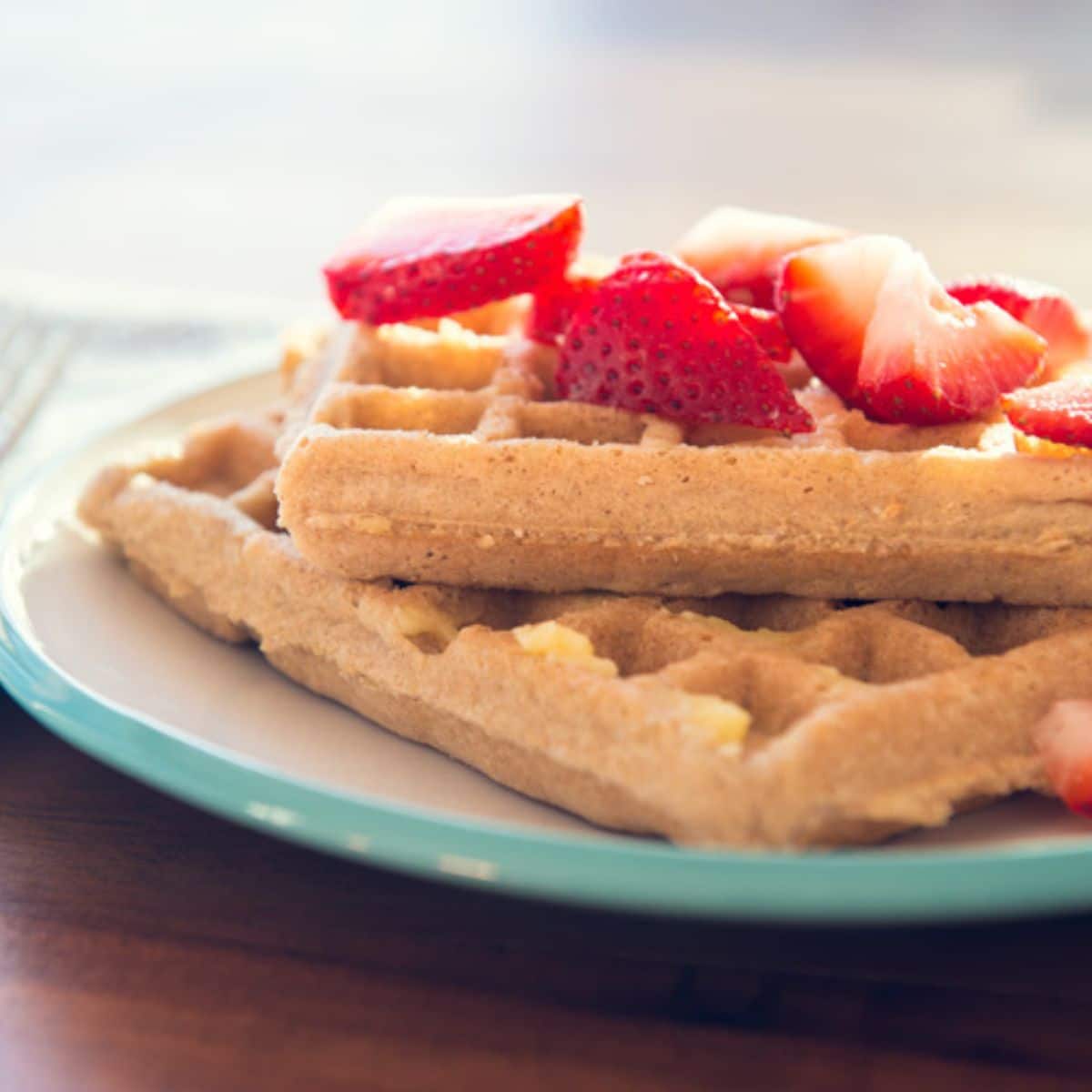 Apple Cinnamon Belgian Waffles with Nutella®