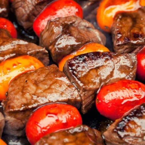 Balsamic Steak Skewers Recipe