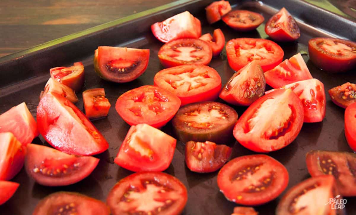 Oven Roasted Tomatoes Recipe Preparation