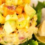 Shrimp Burgers with Pineapple-Avocado Salsa Recipe