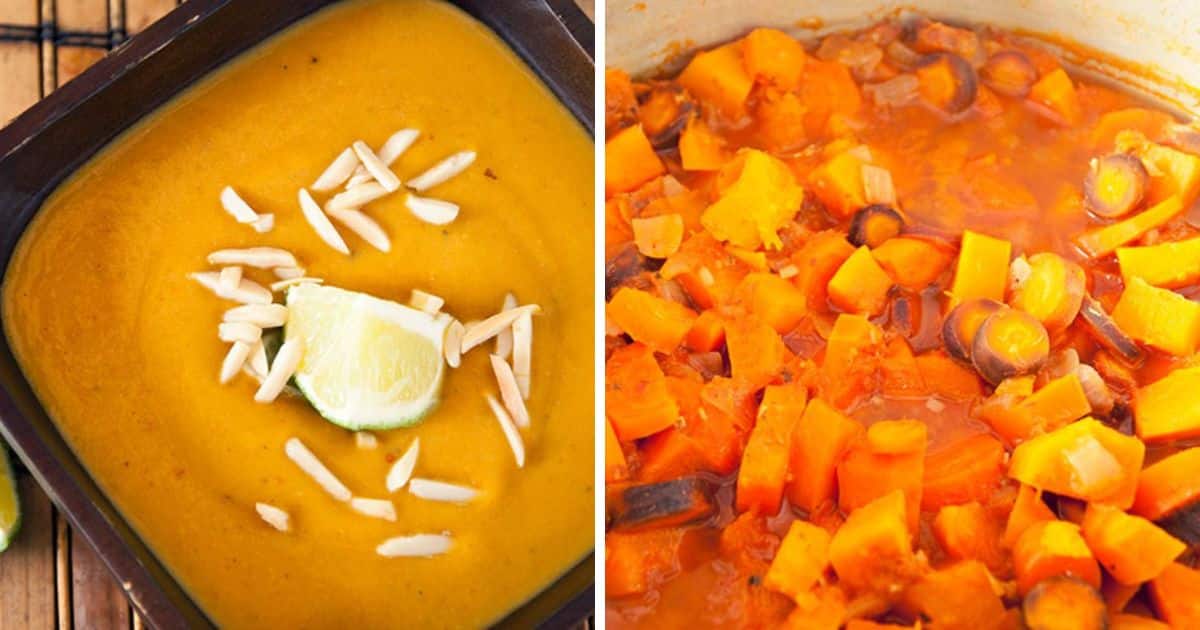 Thai Sweet Potato and Carrot Soup - Damn Delicious
