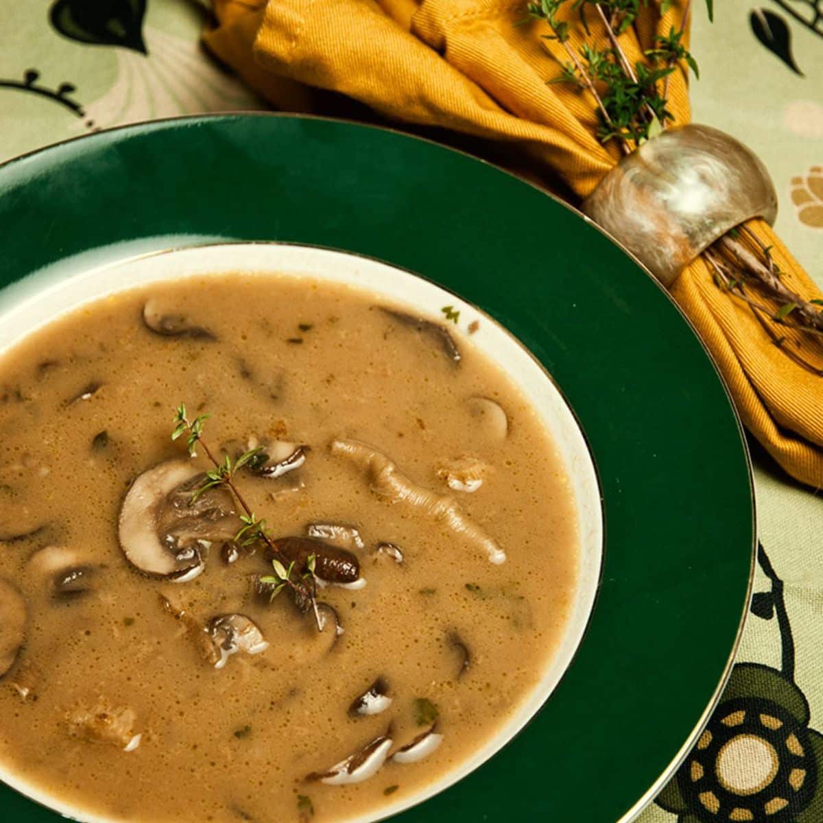 Wild Mushroom Soup Featured