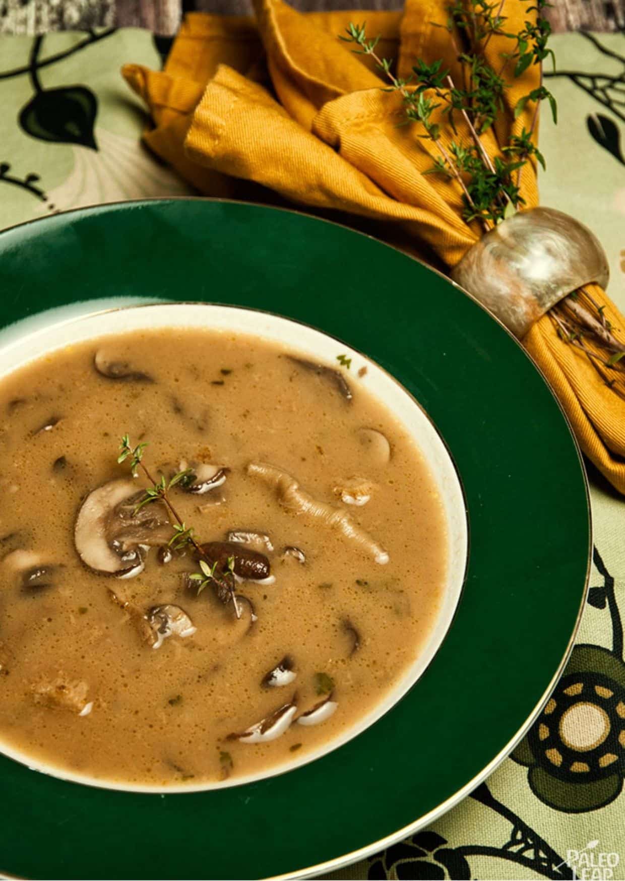 Fresh Wild Mushroom Soup Recipe