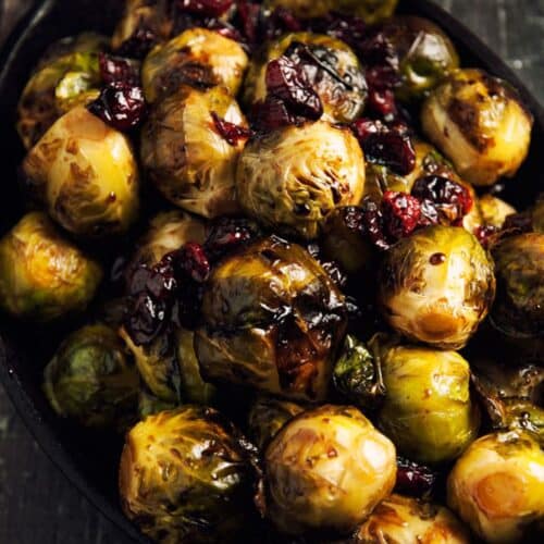 Brussels Sprouts With Balsamic and Cranberries Recipe