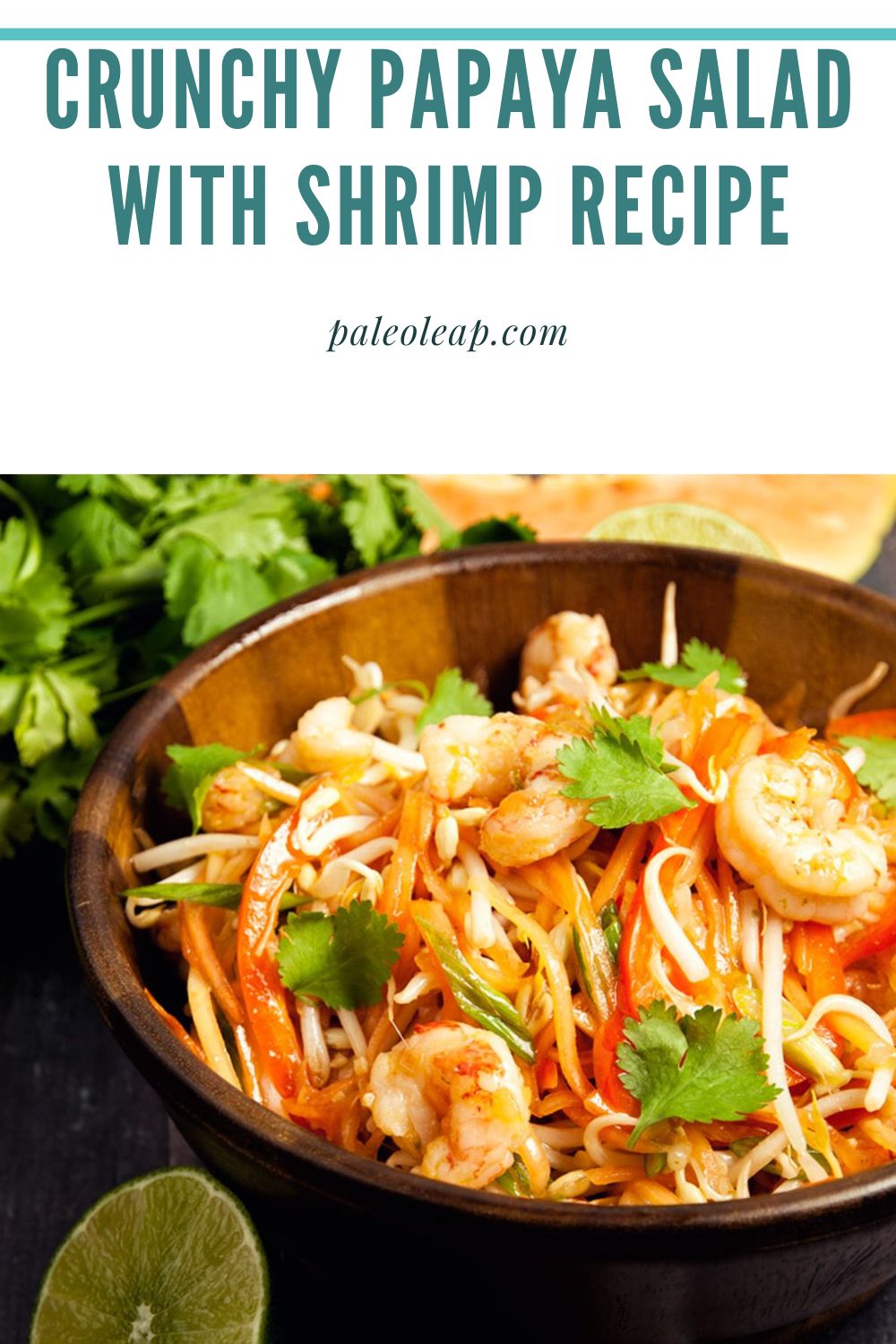 Crunchy Papaya Salad With Shrimp Recipe | Paleo Leap