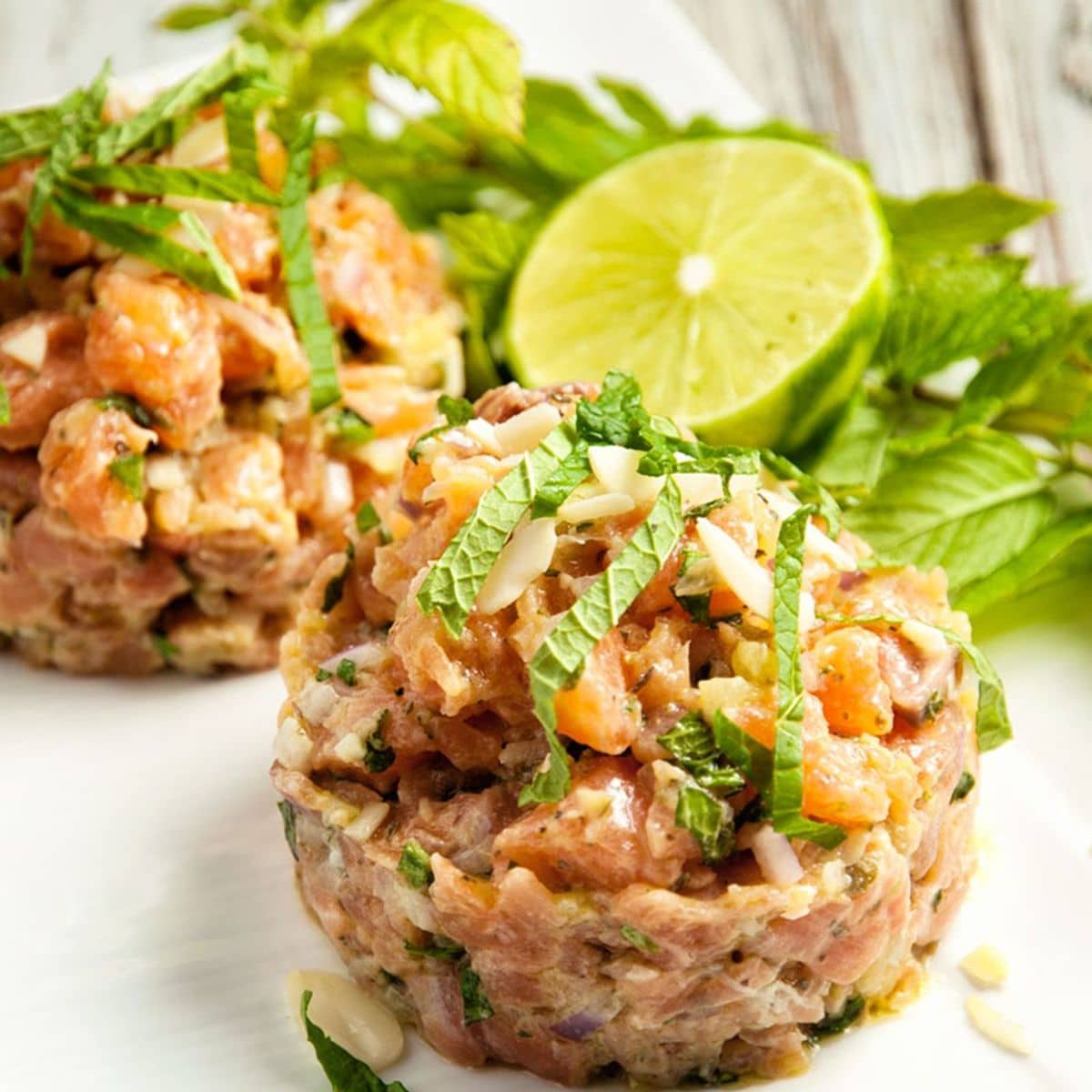 Mediterranean Salmon Tartare Featured