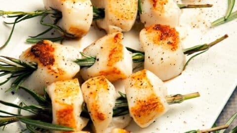 Sugarcane-Skewered Scallops – Garden & Gun