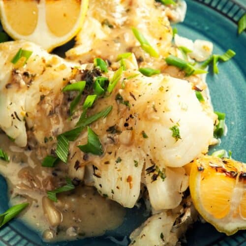 Seared Cod with Fresh Herb Sauce Recipe