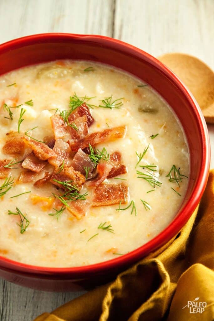 Cauliflower Chowder Recipe | Paleo Leap