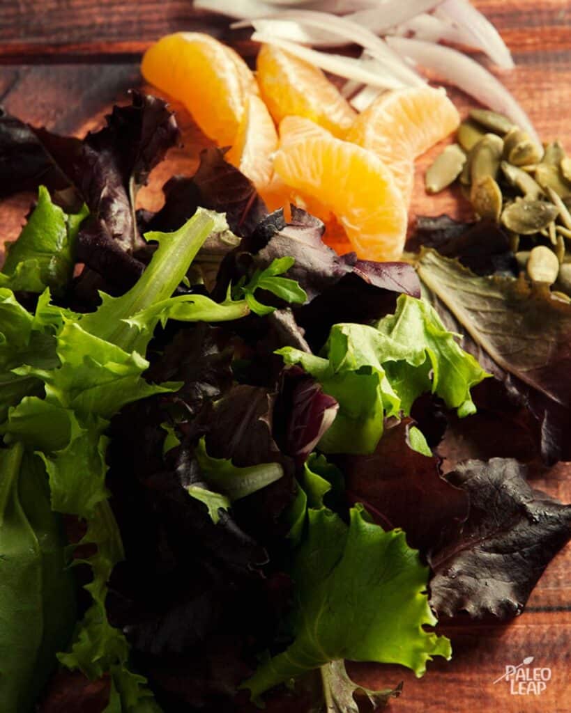Green Salad With Clementine Dressing Recipe Paleo Leap