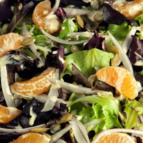 Green Salad With Clementine Dressing Recipe