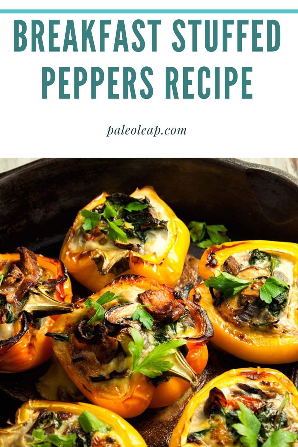 Breakfast Stuffed Peppers Recipe | Paleo Leap