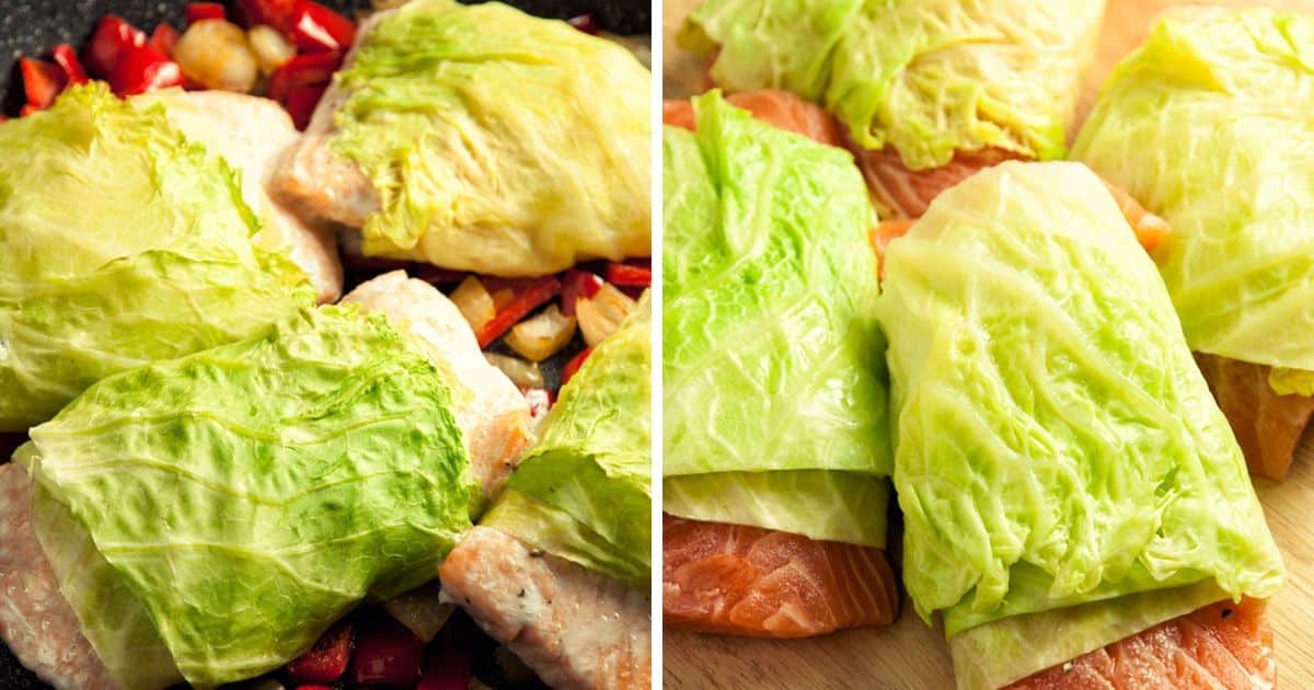 CabbageWrapped Salmon Recipe Paleo Leap