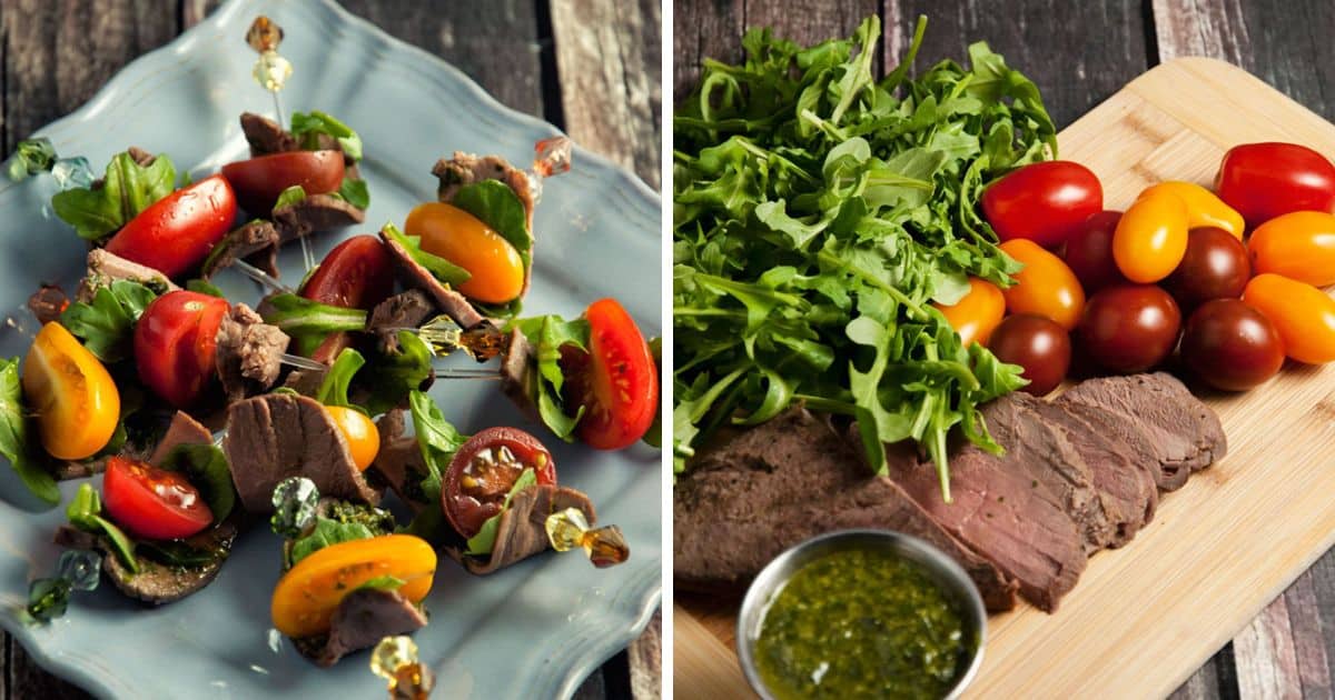 Pesto and Tomato Duck Skewers Recipe Paleo Leap