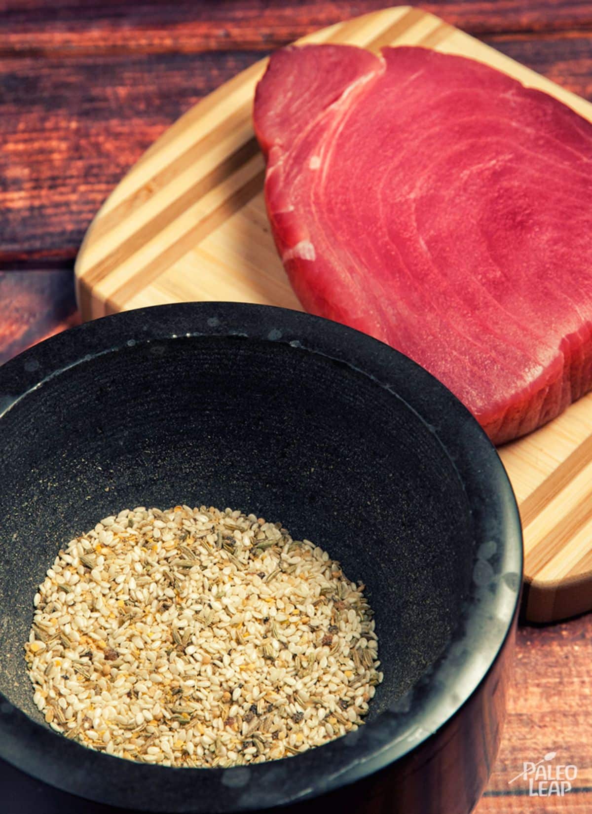 Sesame Spiced Tuna Recipe Preparation