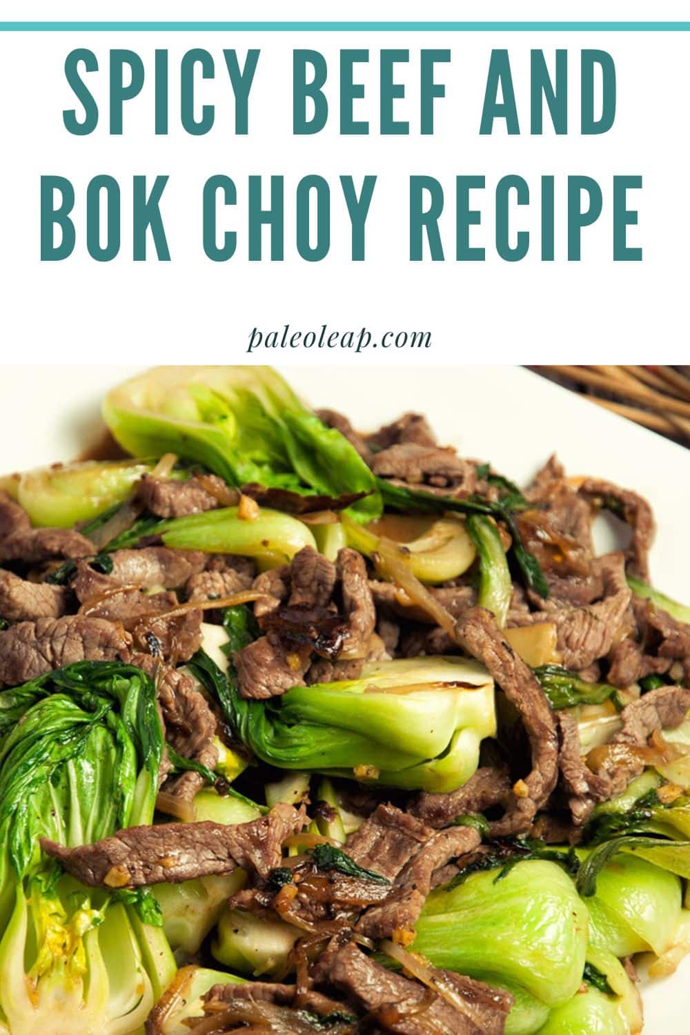Spicy Beef And Bok Choy Recipe Paleo Leap
