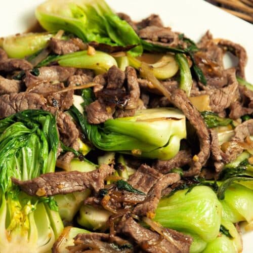 Spicy Beef And Bok Choy Recipe