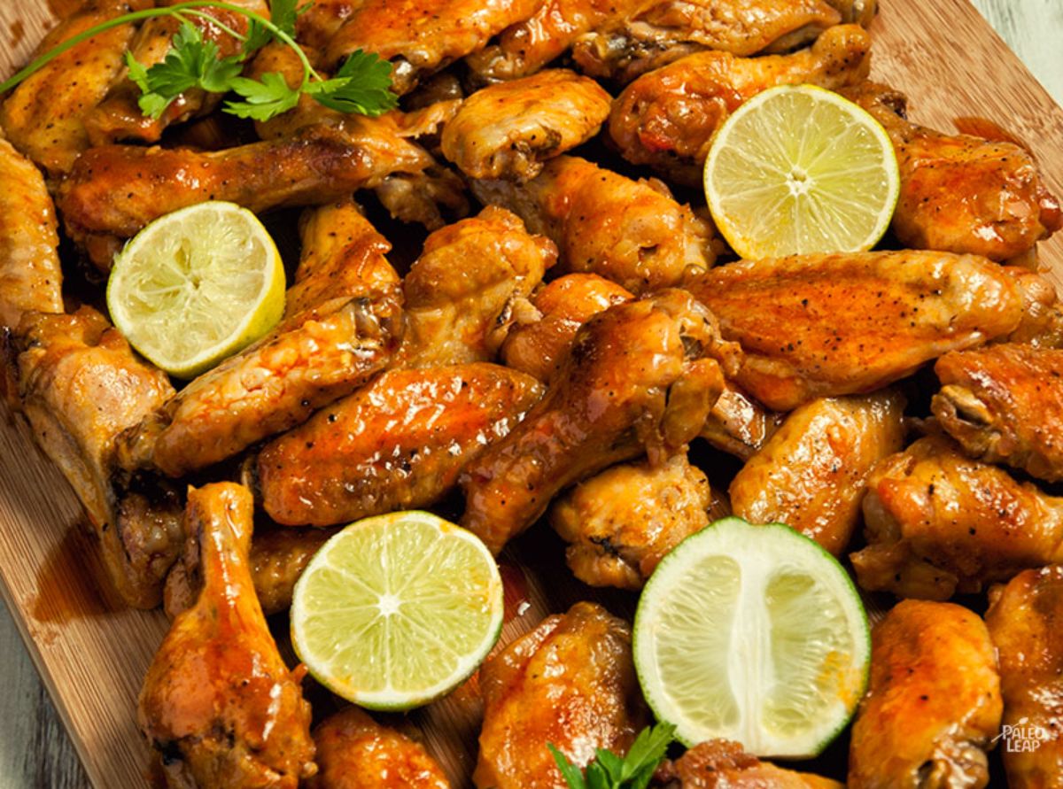 Spicy Lime Baked Chicken Wings Recipe Preparation