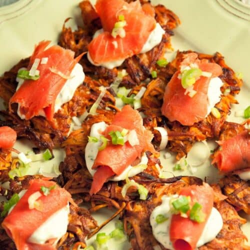 Sweet Potato Rosti With Smoked Salmon Recipe